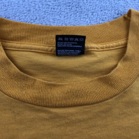 Fruit Of The Loom Mens Jones High Alumni T-Shirt XXXL Yellow Short Sleeve Casual - Picture 10 of 12